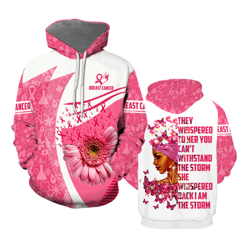 I Am the Storm Breast Cancer Pink Ribbon All Over Print  For Men & Women  HP5497