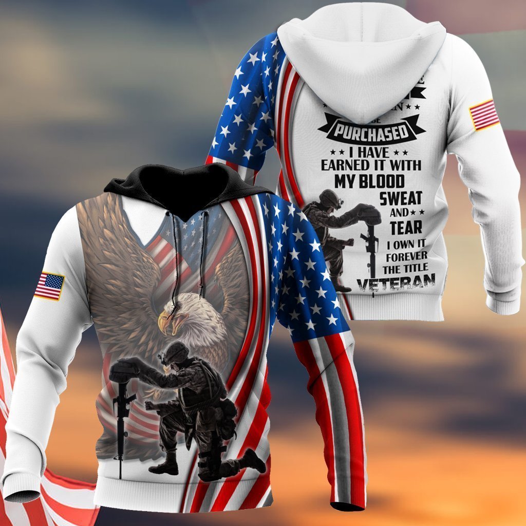 I Own It Forever Veteran US All Over Print  For Men & Women  HT7386