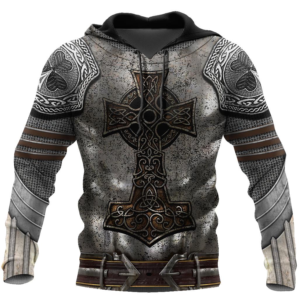 Irish Armor Warrior Knight  All Over Print  For Men & Women  HT5763