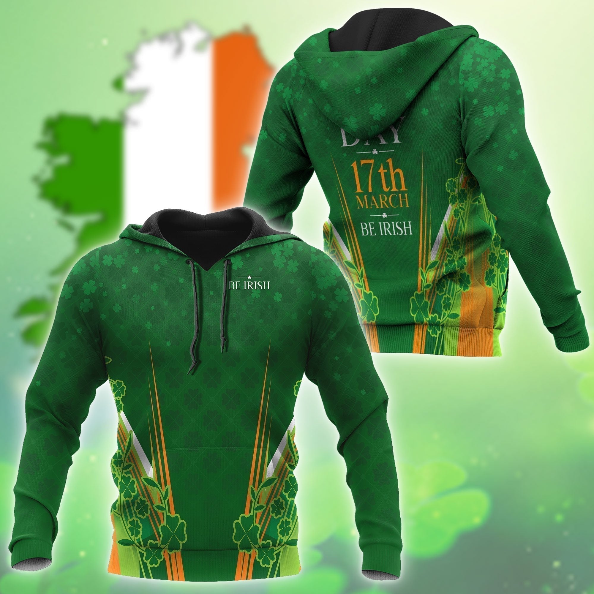 Irish Saint Patrick's Day All Over Print  For Men & Women  HT6715