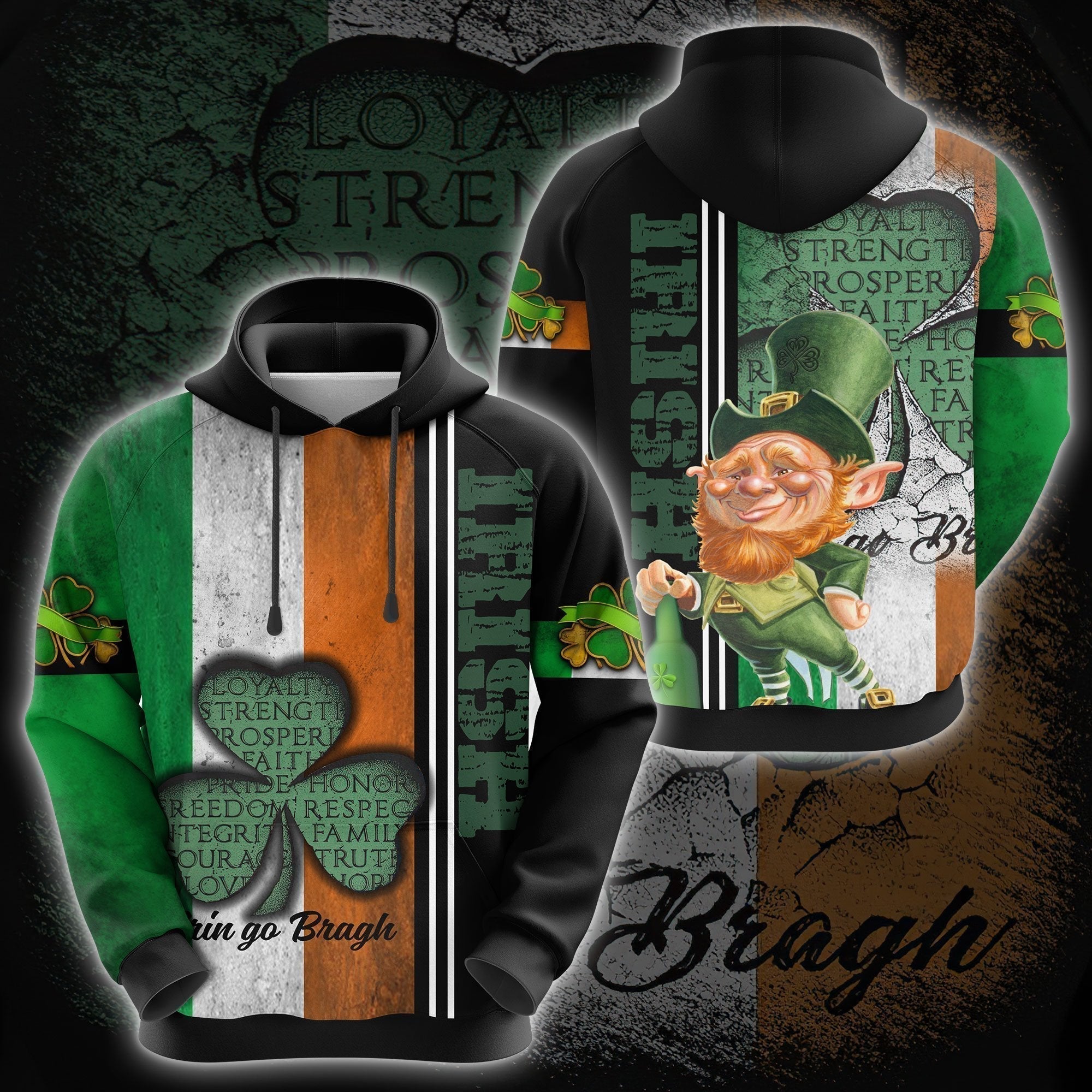 Irish Saint Patrick's Day All Over Print  For Men & Women  HT6721