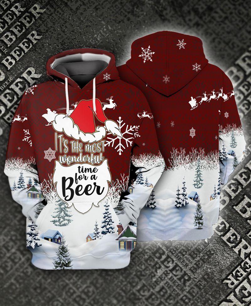 It's The Most Wonderful Time For A Beer All Over Print  For Men & Women  HT4177