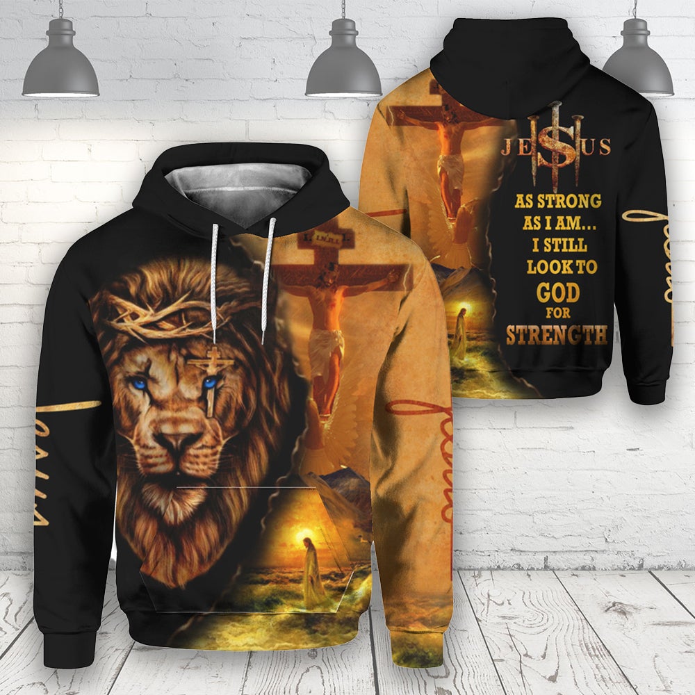 Jesus And Lion All Over Print  For Men & Women  HT4161