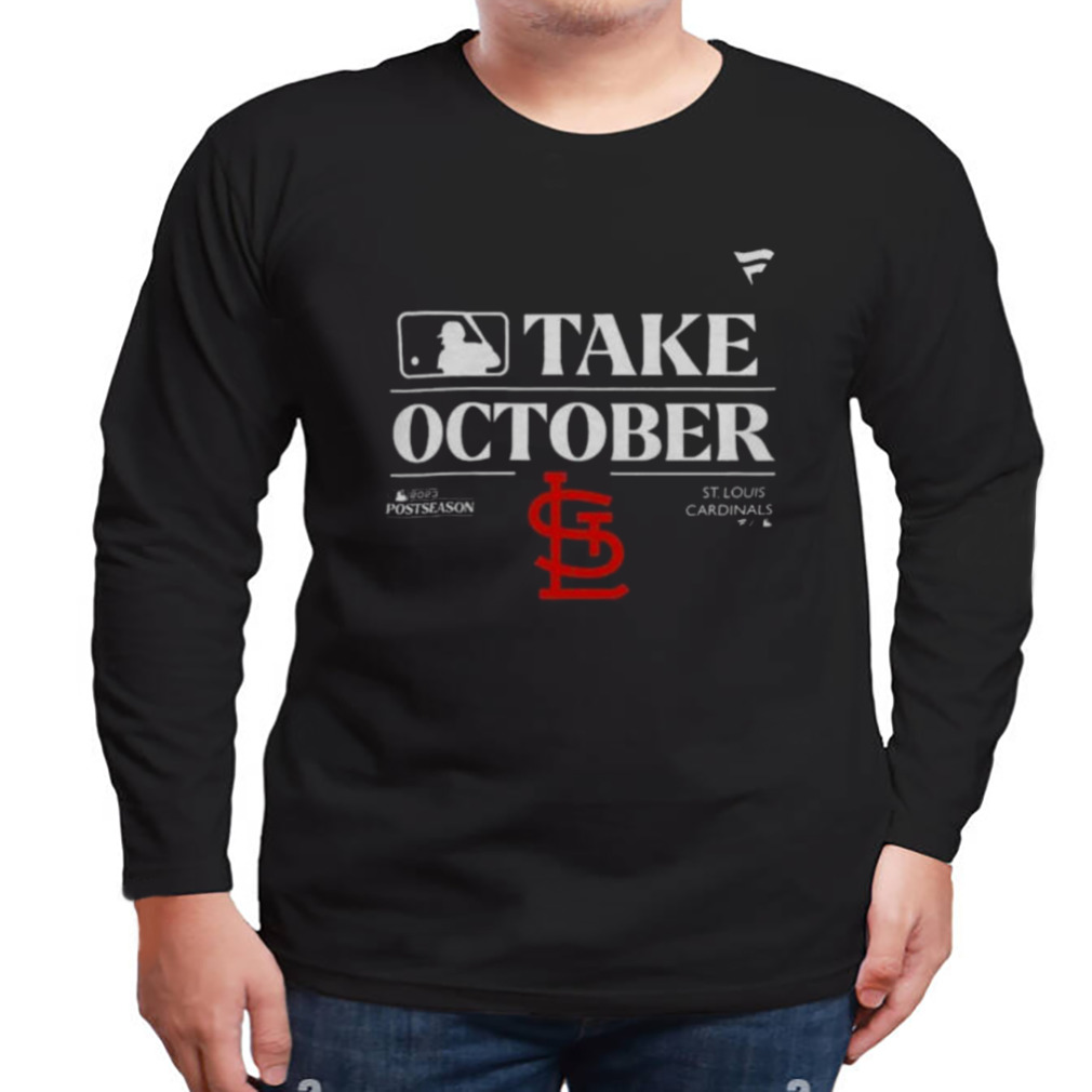 Logo St Louis Cardinals Take October Playoffs Postseason 2023 Shirt,  hoodie, longsleeve, sweater