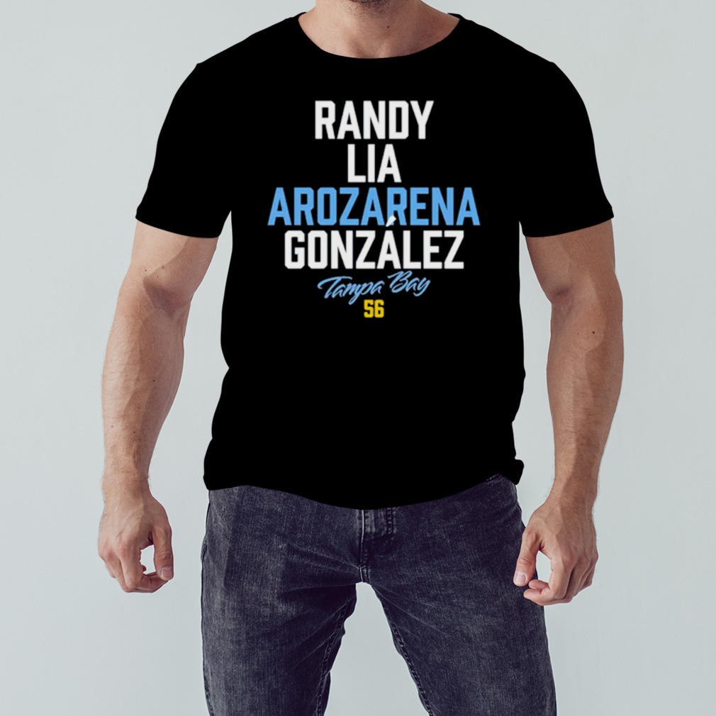 Randy Lia Arozarena Gonzalez Tampa Bay shirt