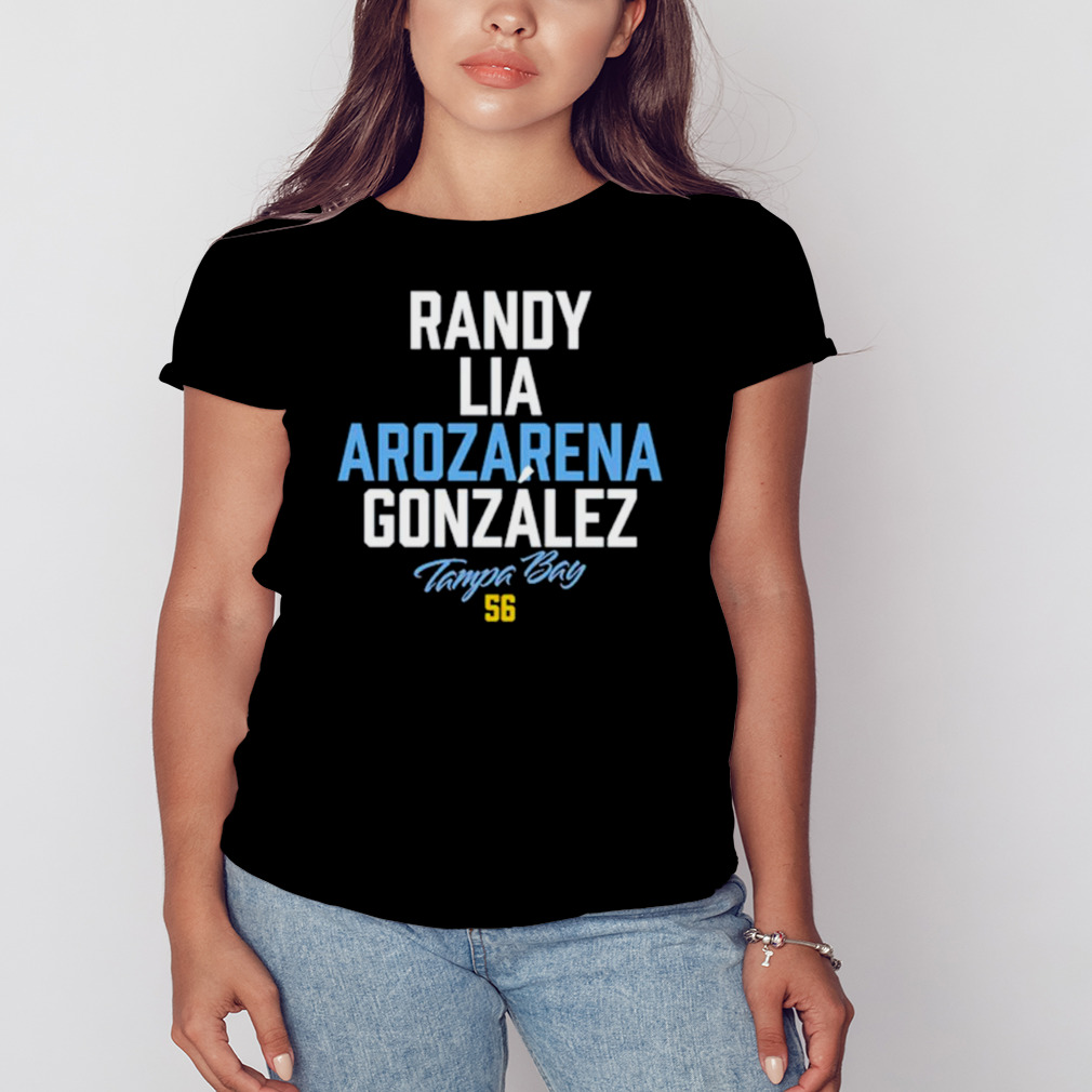 Tampa Bay Rays Randy Lia Arozarena Gonzalez Shirt, hoodie, sweater