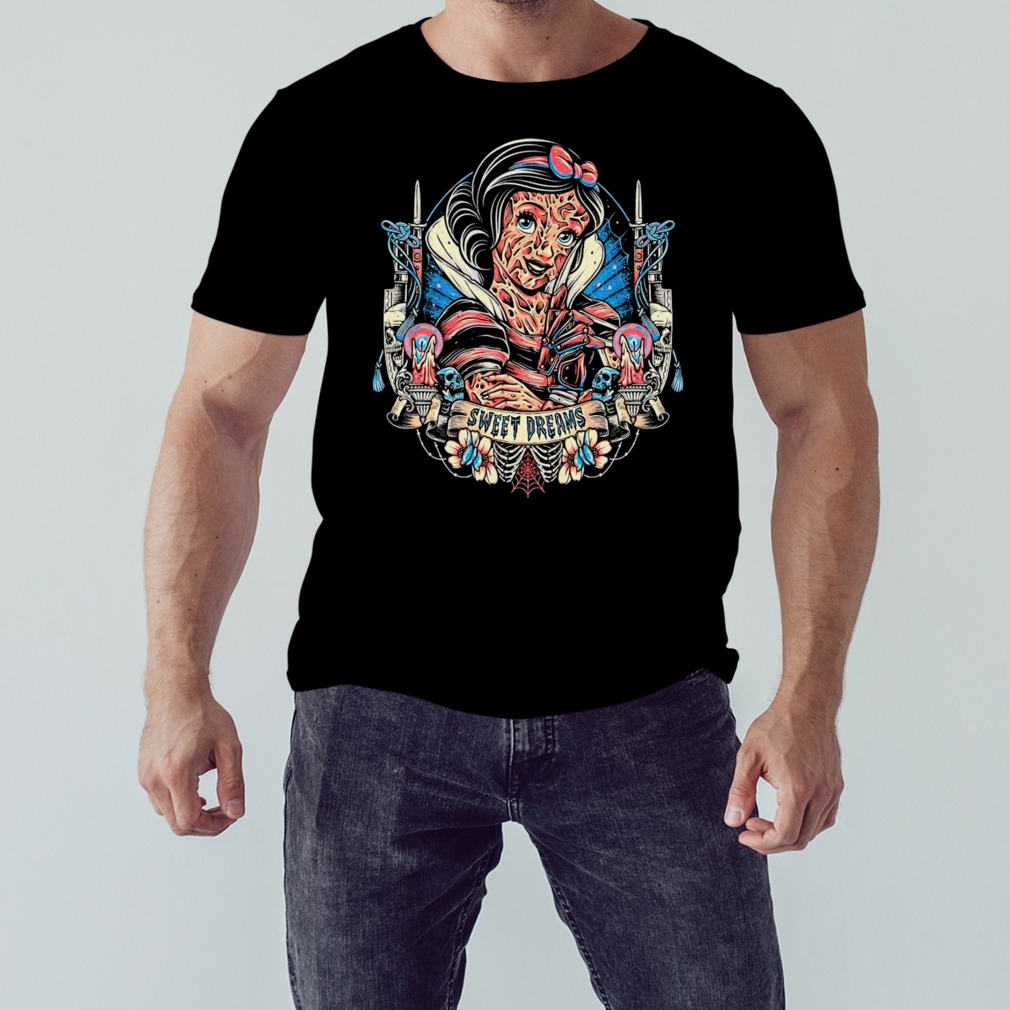 Snow White X Freddy Krueger sweet dreams Halloween shirt