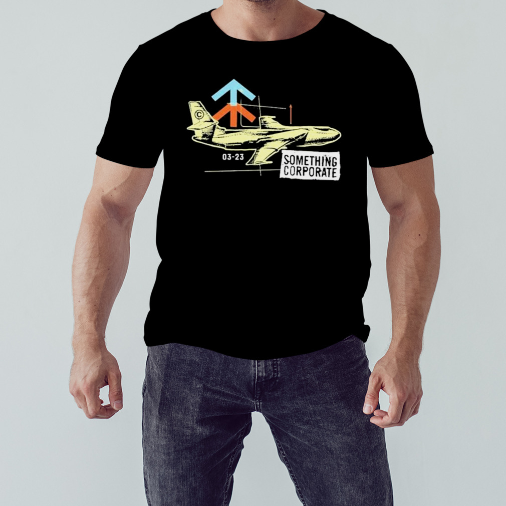 Something Corporate North Airplane shirt