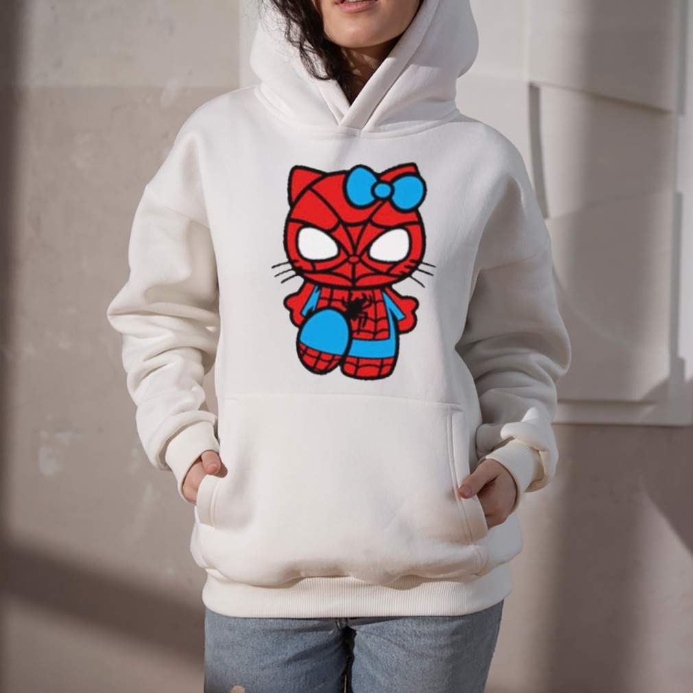 Spider-man and Hello Kitty shirt 5 Hoodie