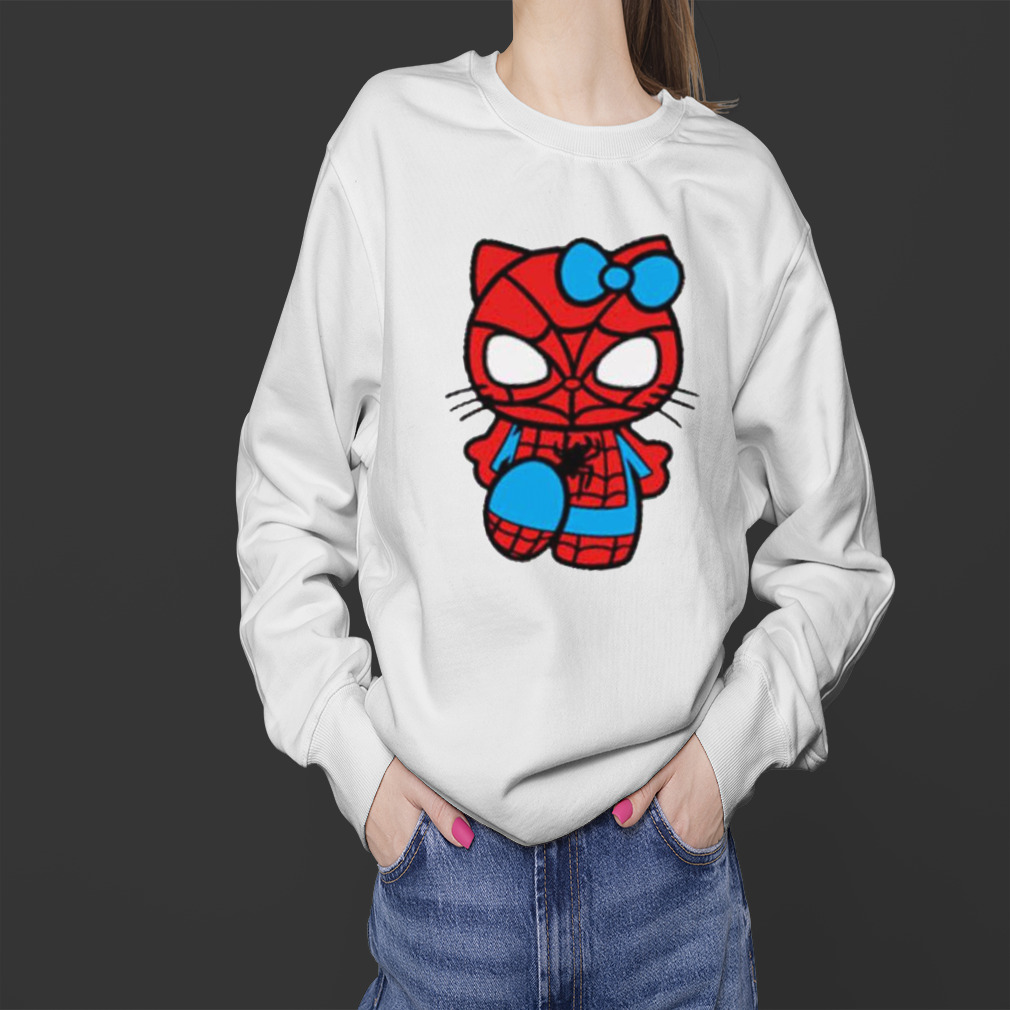 Spider-man and Hello Kitty shirt 4 Sweater