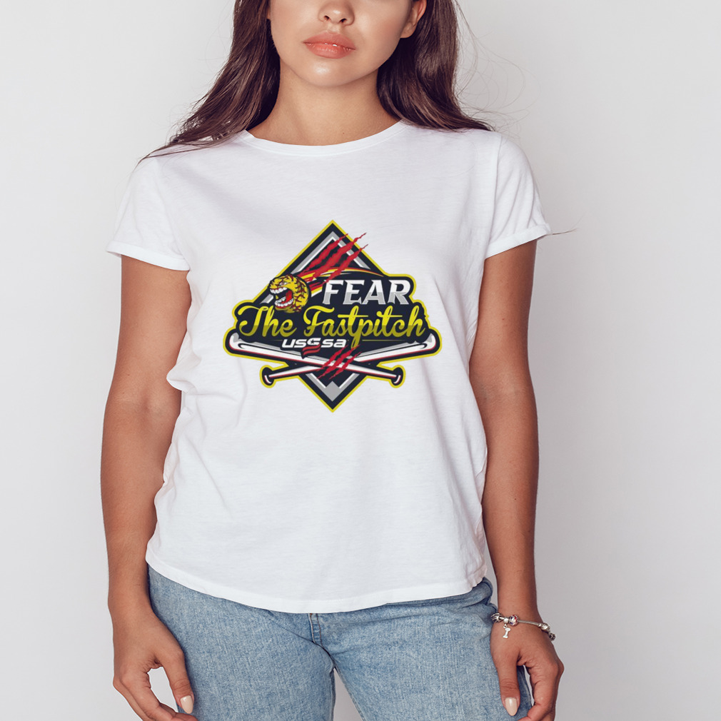USSSA Maryland Fast Pitch Fear the Fastpitch 2023 logo shirt 2 Women's shirt