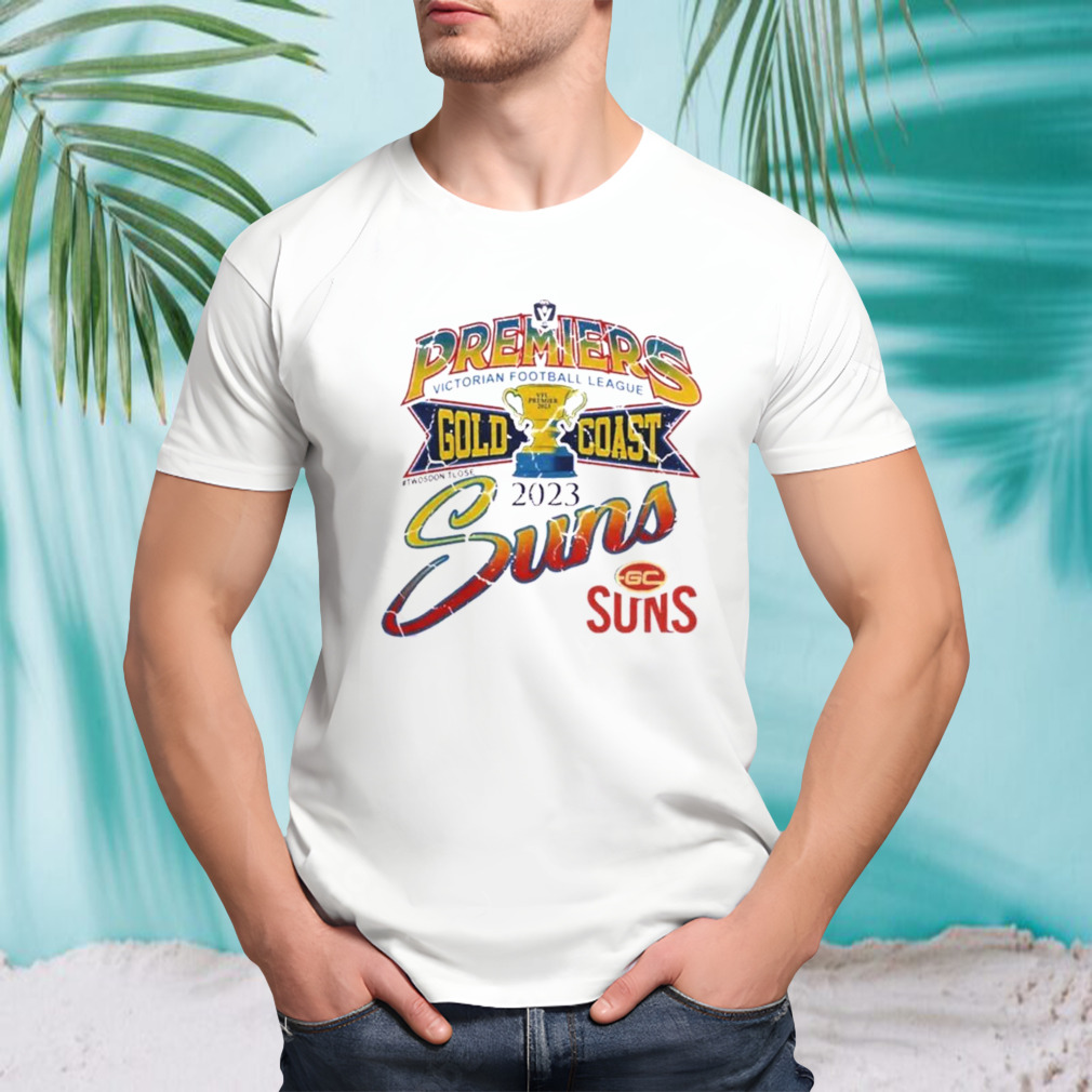 Gold Coast Suns 2023 Vfl Premiership T-shirt