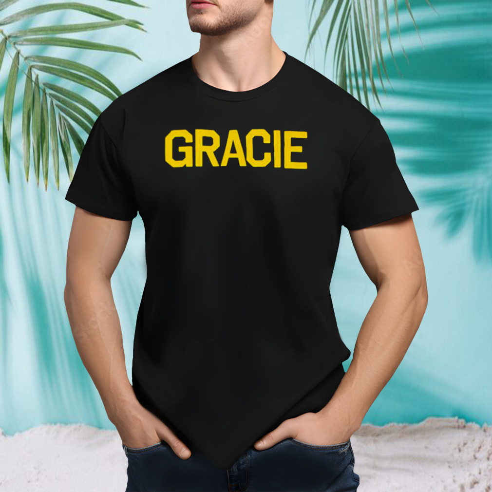 Gracie Abrams gracie black varsit shirt
