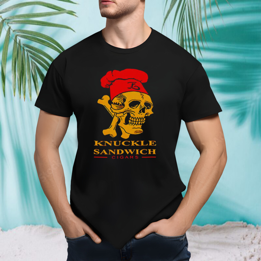 Guy Fieri Knuckle Sandwich Cigars Skull T-shirt