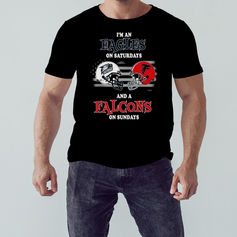 I'M An Georgia Southern Eagles On Saturdays And A Atlanta Falcons On  Sundays 2023 T-Shirt, hoodie, longsleeve, sweatshirt, v-neck tee