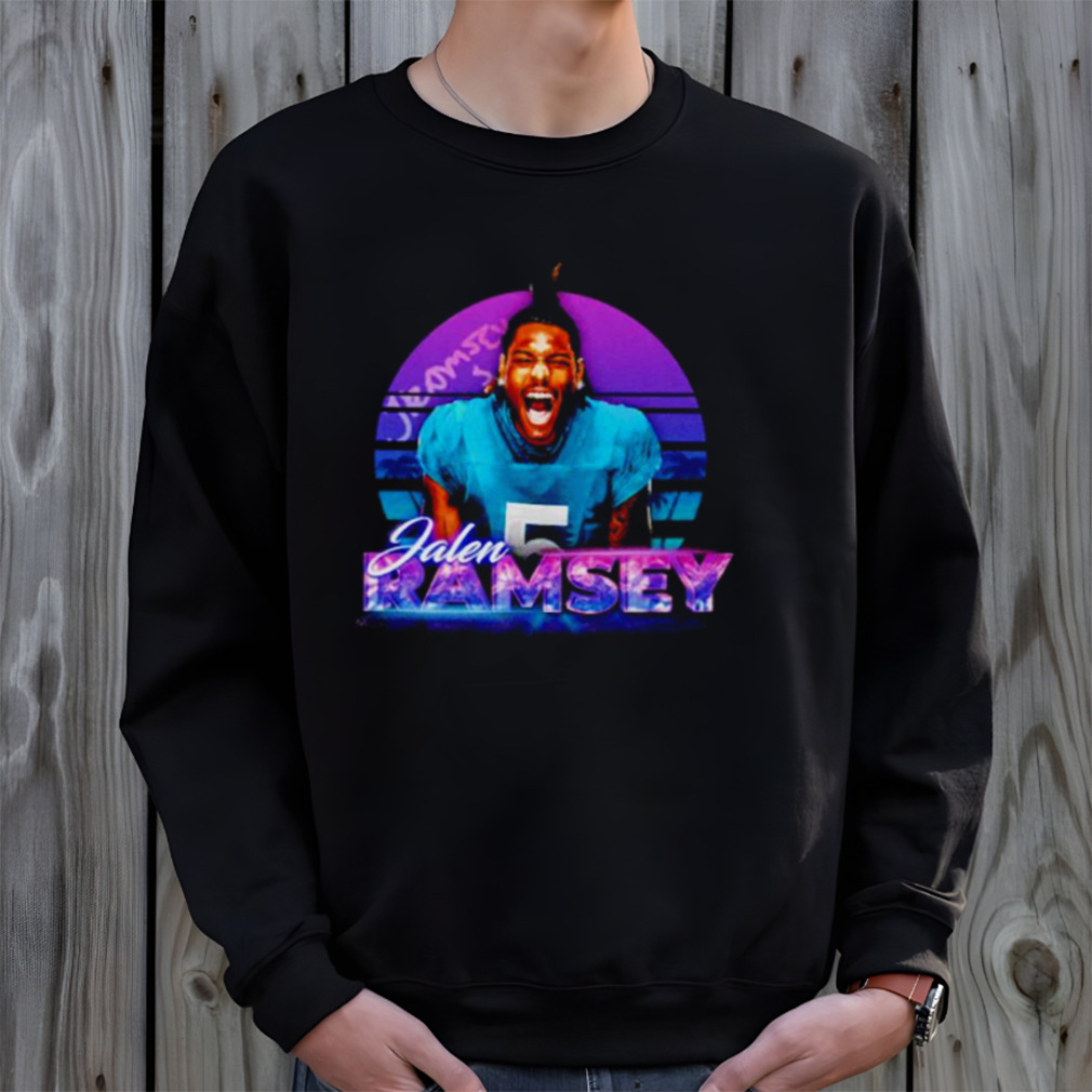 Jalen Ramsey Miami Neon football shirt - Limotees