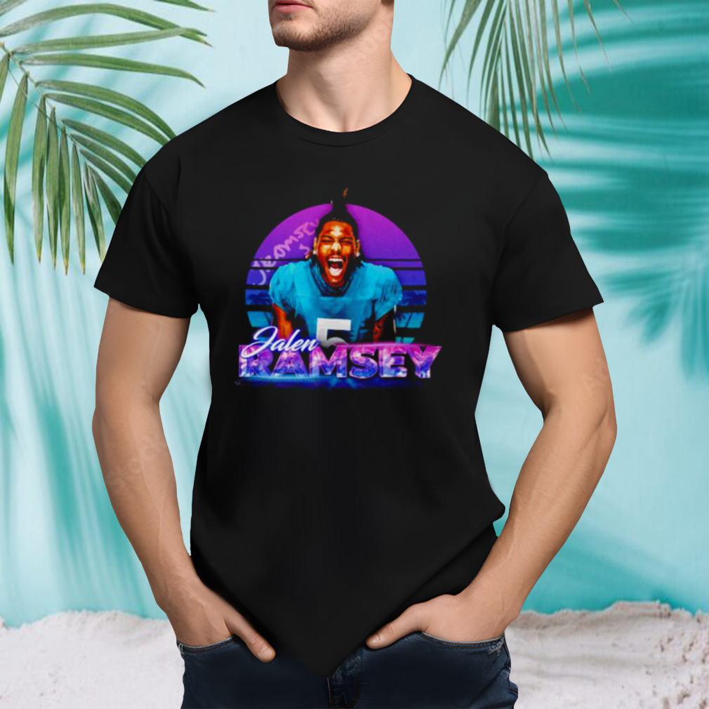 Jalen Ramsey Miami Neon football shirt - Limotees