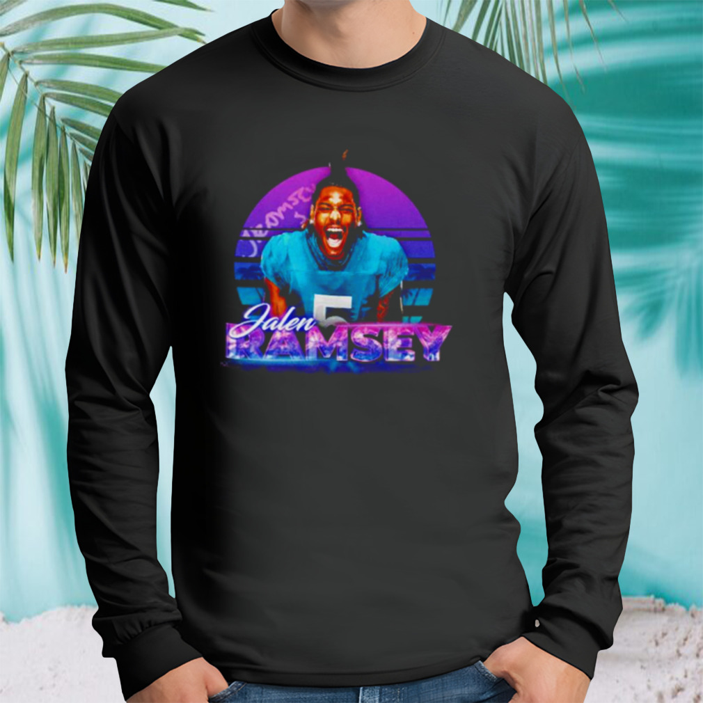 Jalen Ramsey Miami Neon football shirt - Limotees