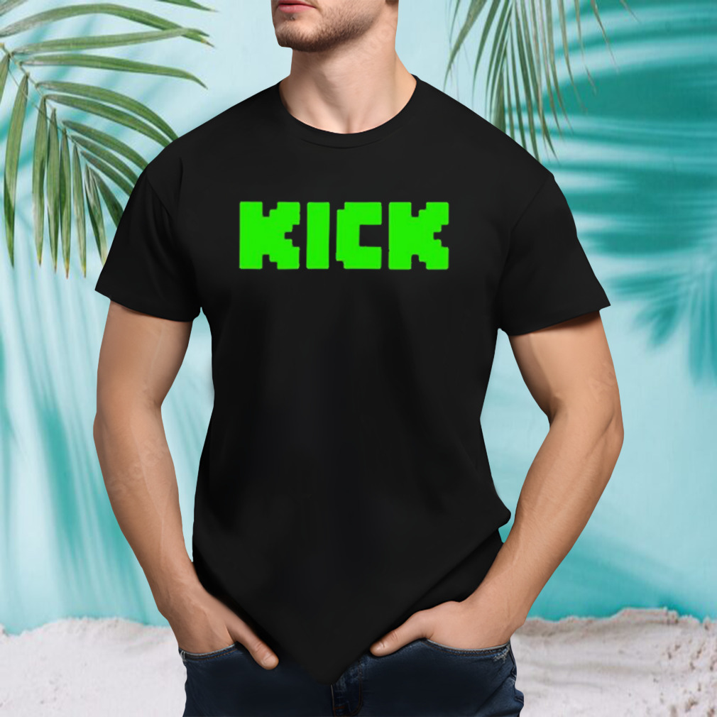 Kick green logo shirt