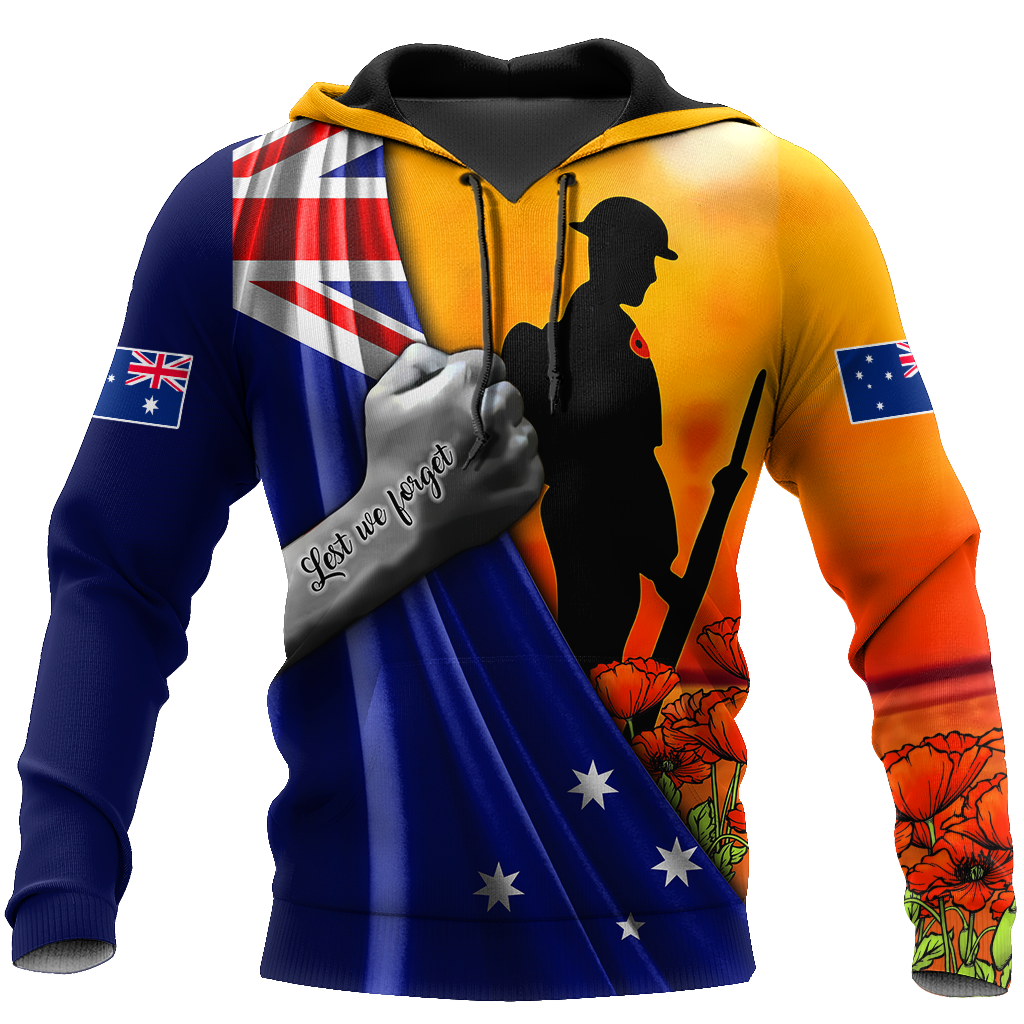 Lest We Forget Australia Veteran All Over Print  For Men & Women  HO3046