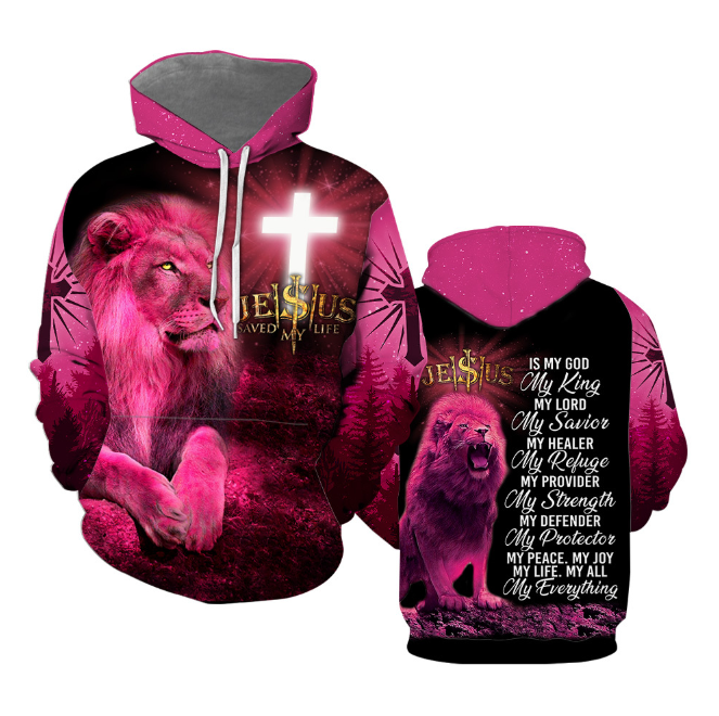 Lion Jesus Christian All Over Print  For Men & Women  HP5380