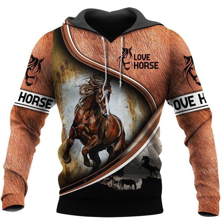 Love Horse Brown All Over Print  For Men & Women  HO2546