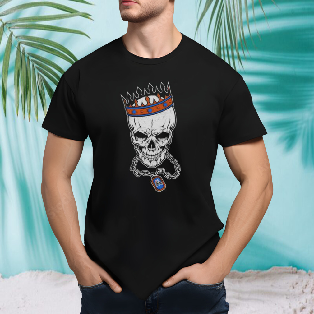 MLB Miami Marlins Skull Rock With Crown 2023 shirt