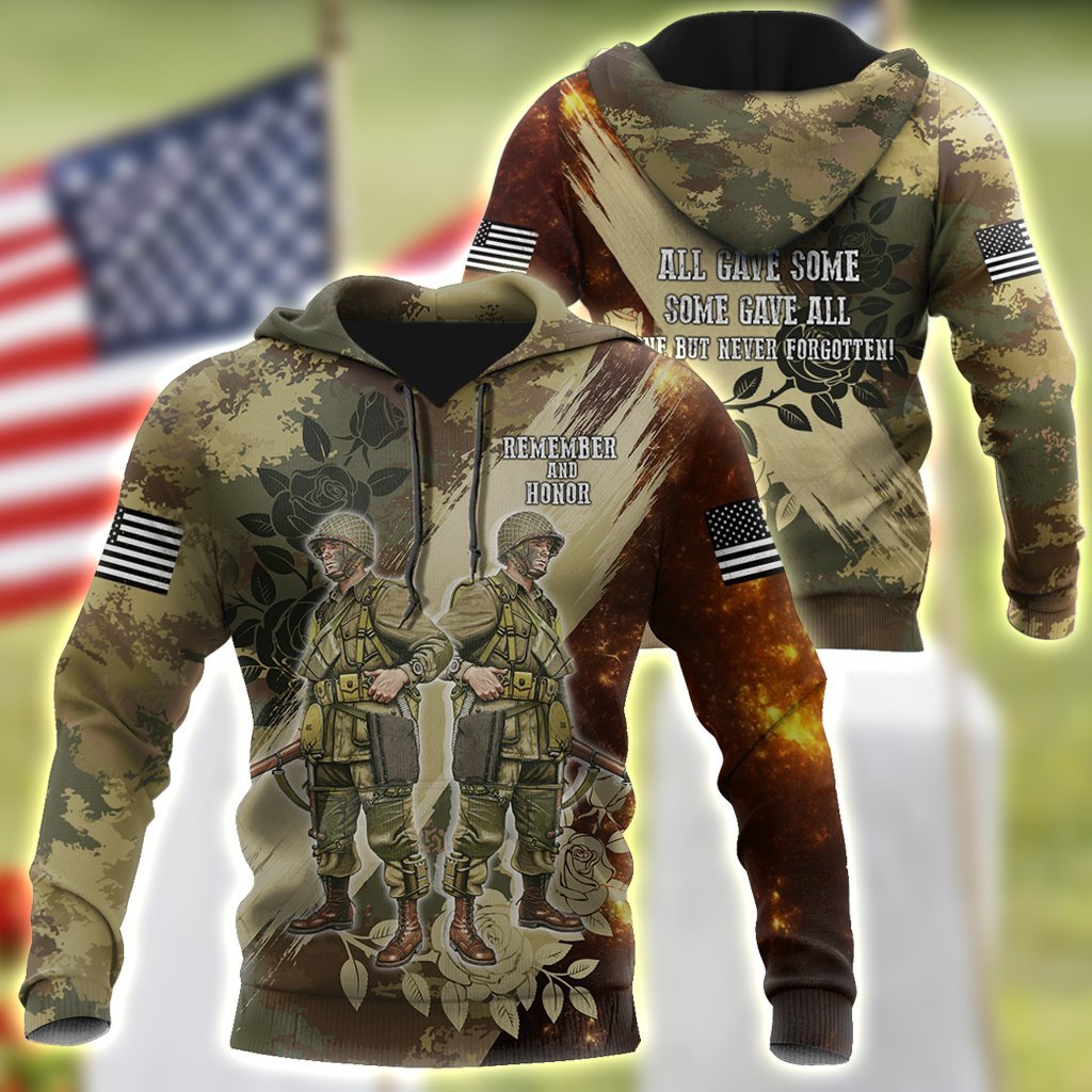 Memorial Day Remember And Honor The Heroes All Over Print  For Men & Women  HT7812