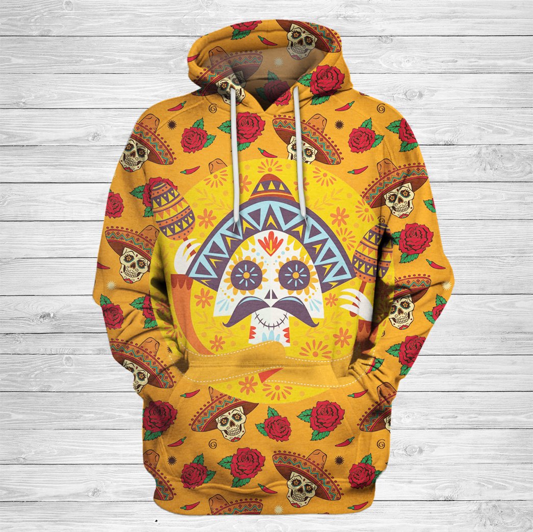 Mexican Independence Day Skull Gift All Over Print  For Men & Women  HO7554