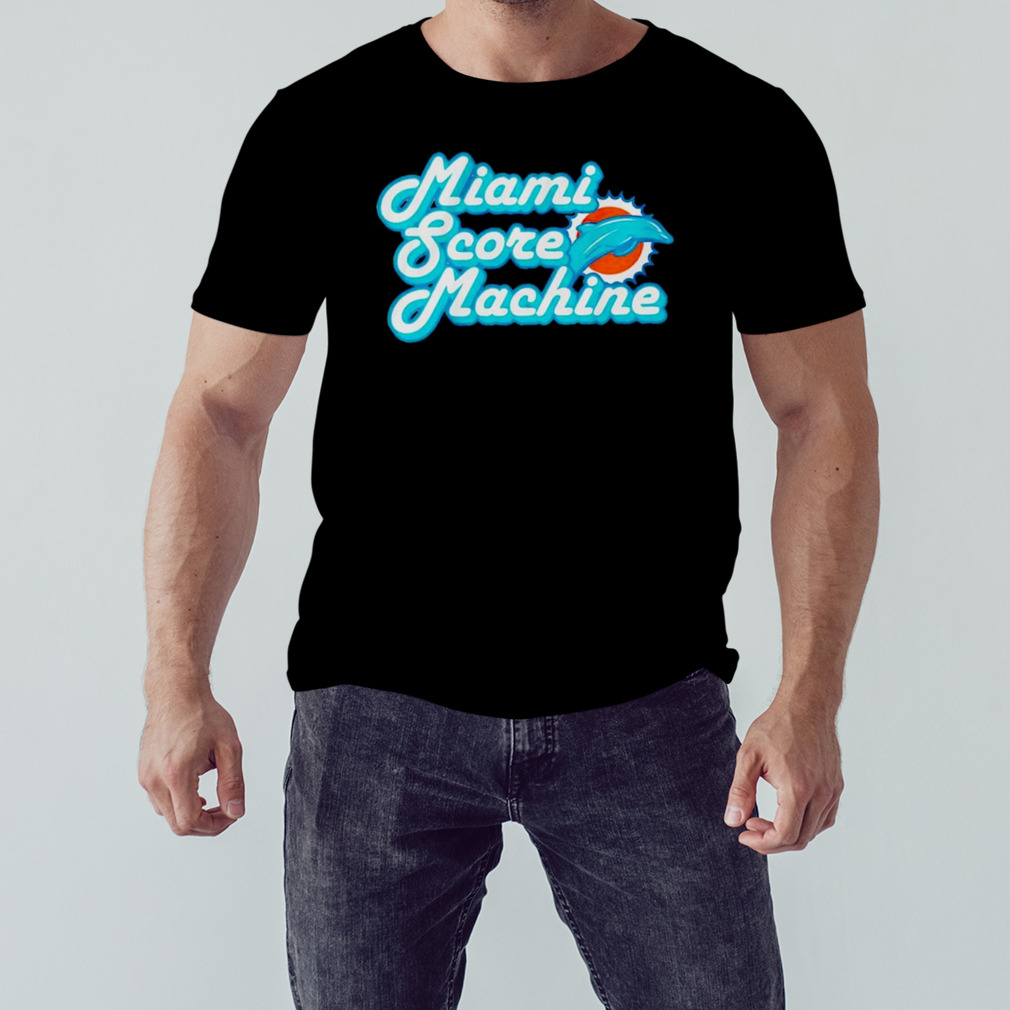 Miami Dolphins Score Machine T-Shirt - Binteez