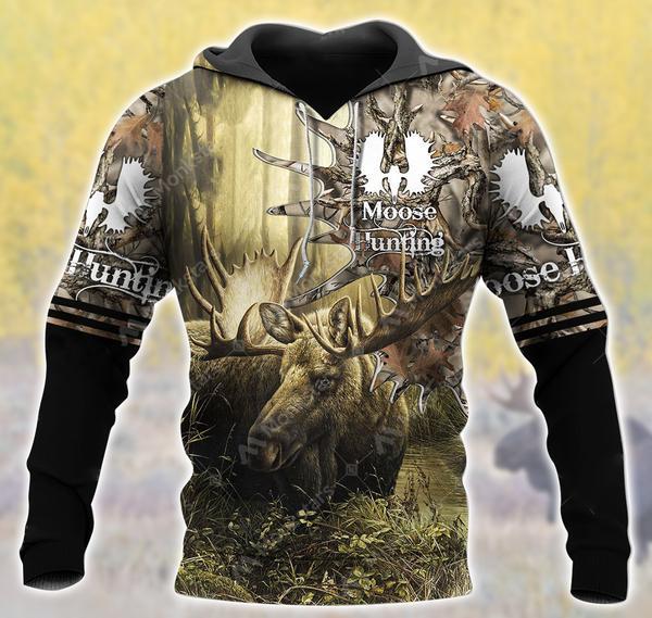 Moose Hunting All Over Print  For Men & Women  HT5195