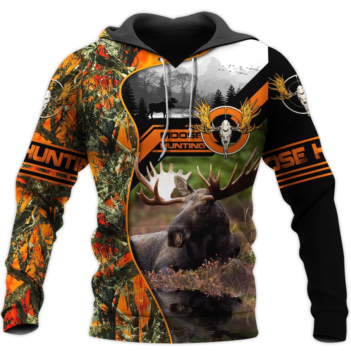 Moose Hunting All Over Print  For Men & Women  HT5197