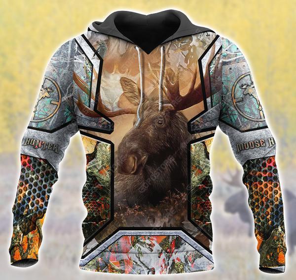 Moose Hunting All Over Print  For Men & Women  HT5201