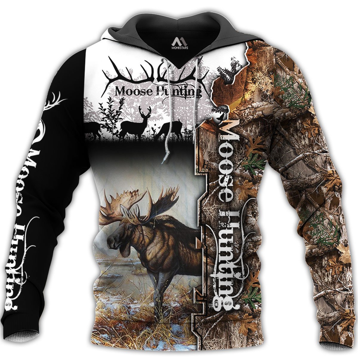 Moose Hunting All Over Print  For Men & Women  HT5203