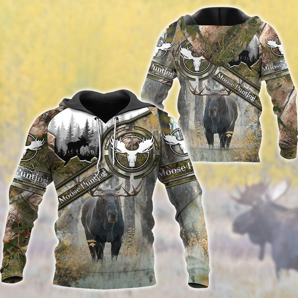 Moose Hunting All Over Print  For Men & Women  HT5248