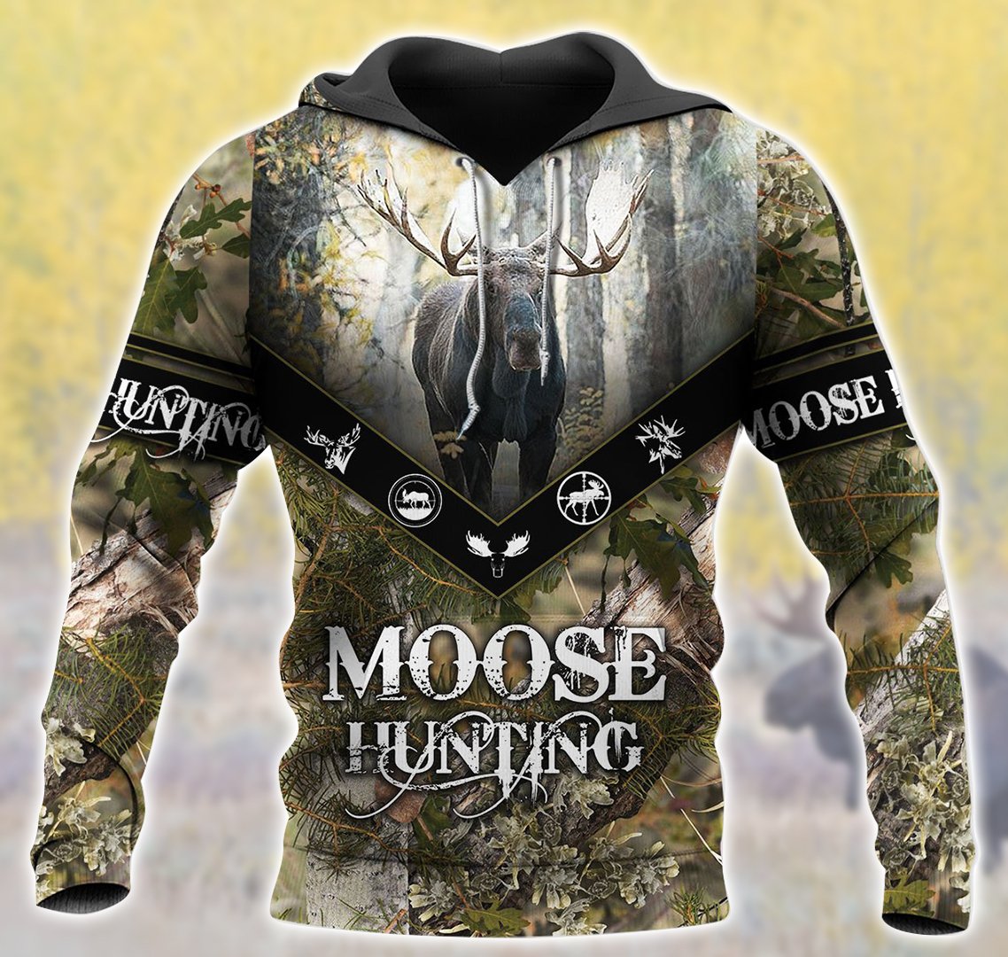 Moose Hunting All Over Print  For Men & Women  HT5249