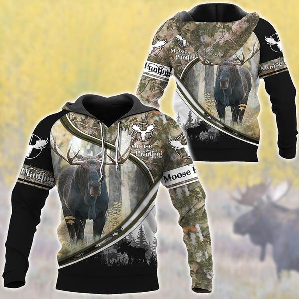 Moose Hunting All Over Print  For Men & Women  HT5250