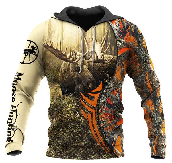 Moose Hunting All Over Print  For Men & Women  HT5256