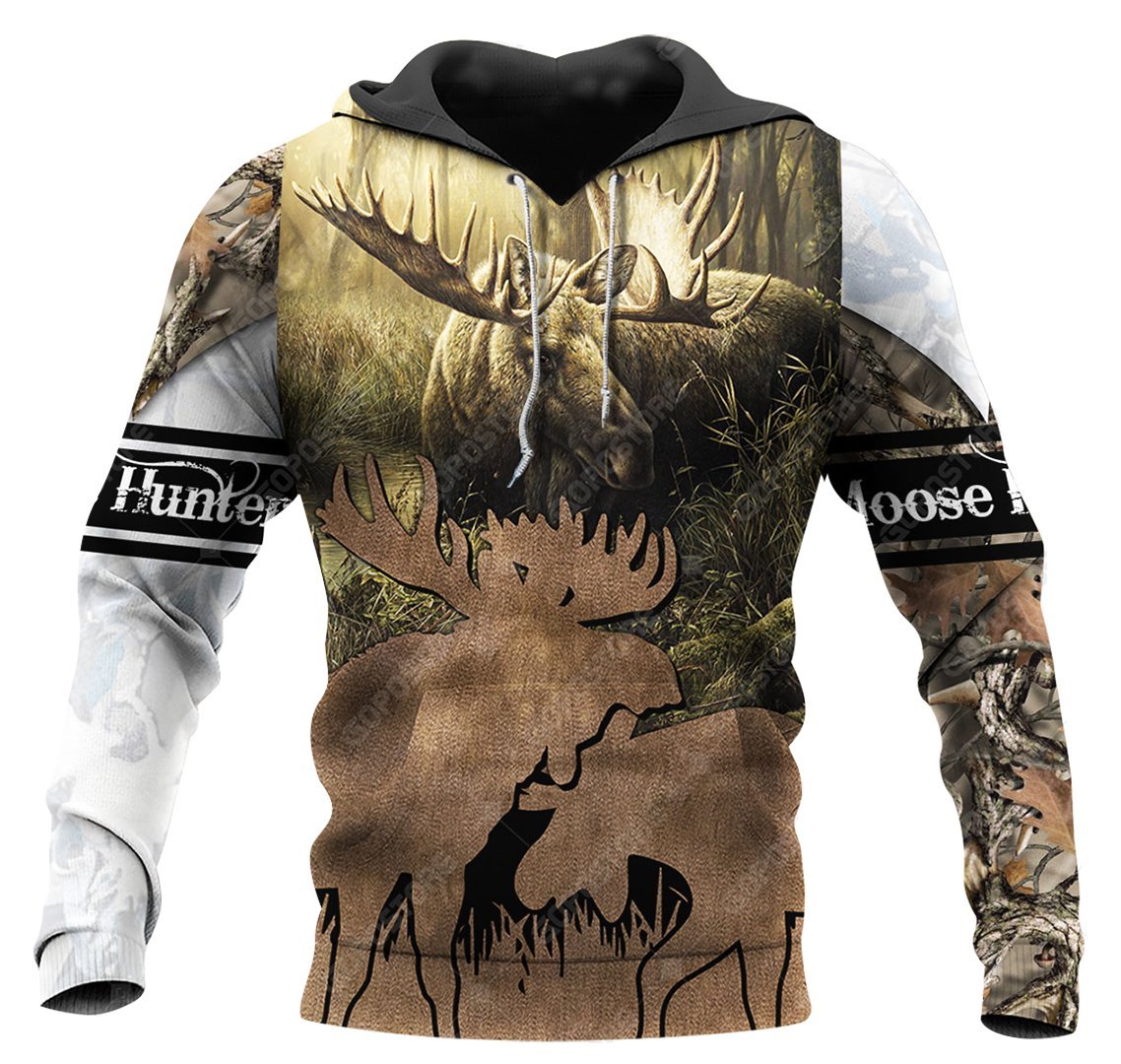 Moose Hunting All Over Print  For Men & Women  HT5287