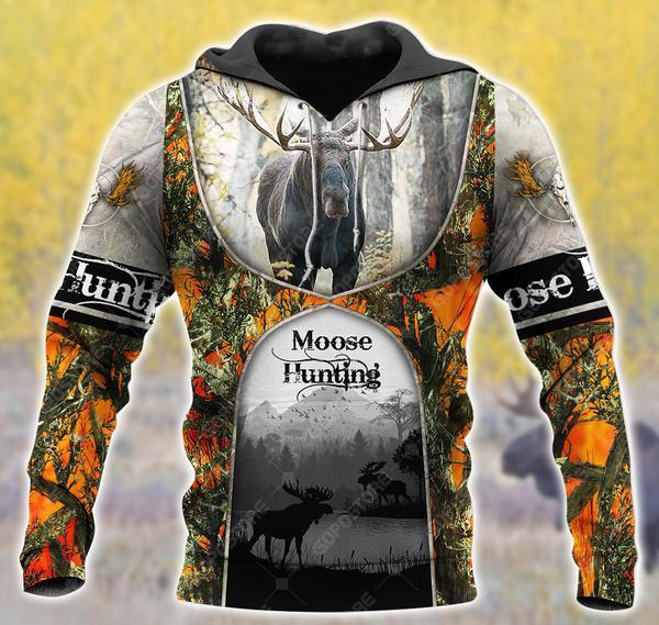 Moose Hunting All Over Print  For Men & Women  HT5294