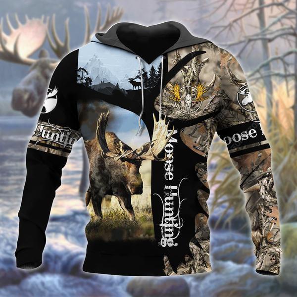 Moose Hunting All Over Print  For Men & Women HT5281