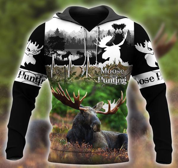 Moose Hunting Beautiful  All Over Print  For Men & Women  HT5272