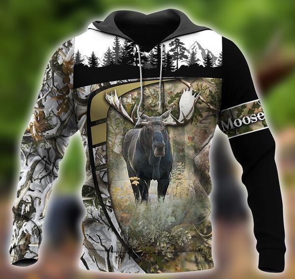 Moose Hunting Camo All Over Print  For Men & Women  HT5268