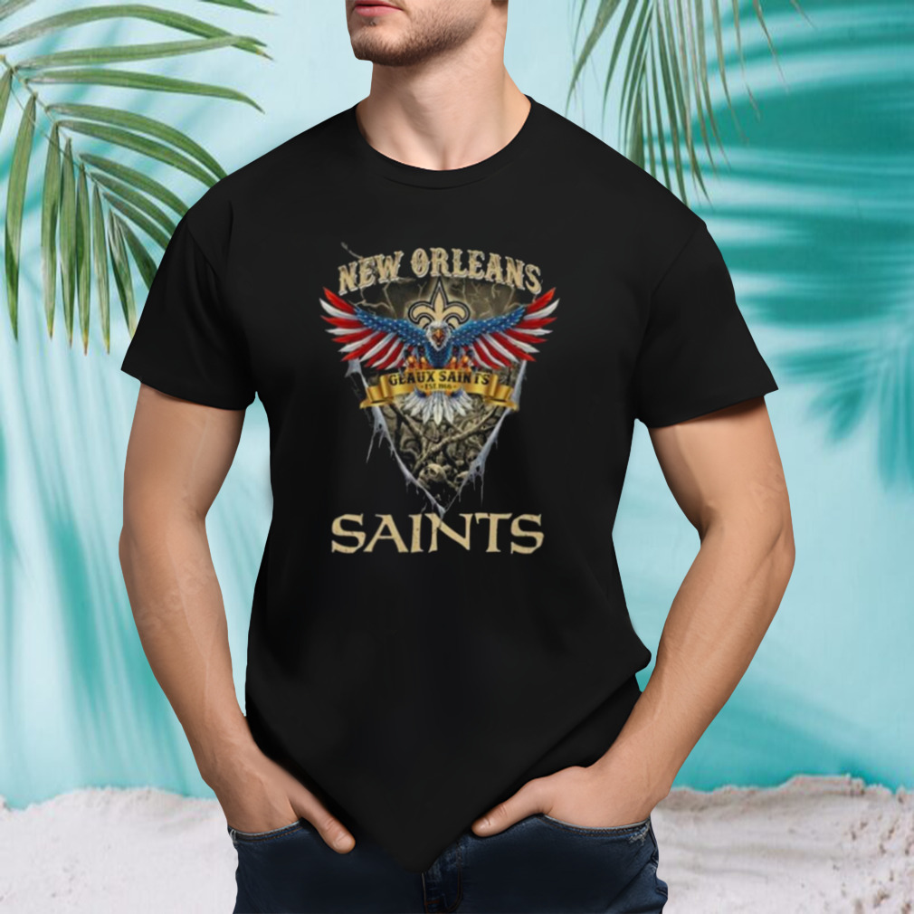 NFL US Eagle Geaux Saints New Orleans Saints T-Shirt