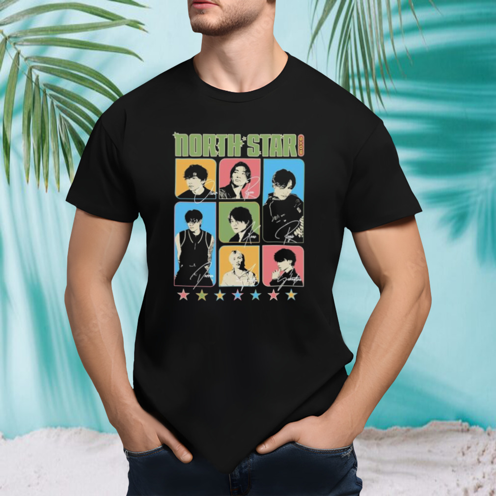 North Star Boys Merch Photo Signature T-shirt
