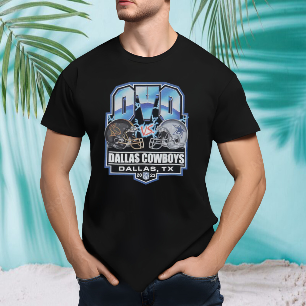 OVO Black Dallas Cowboys – Helmet Logo T-Shirt