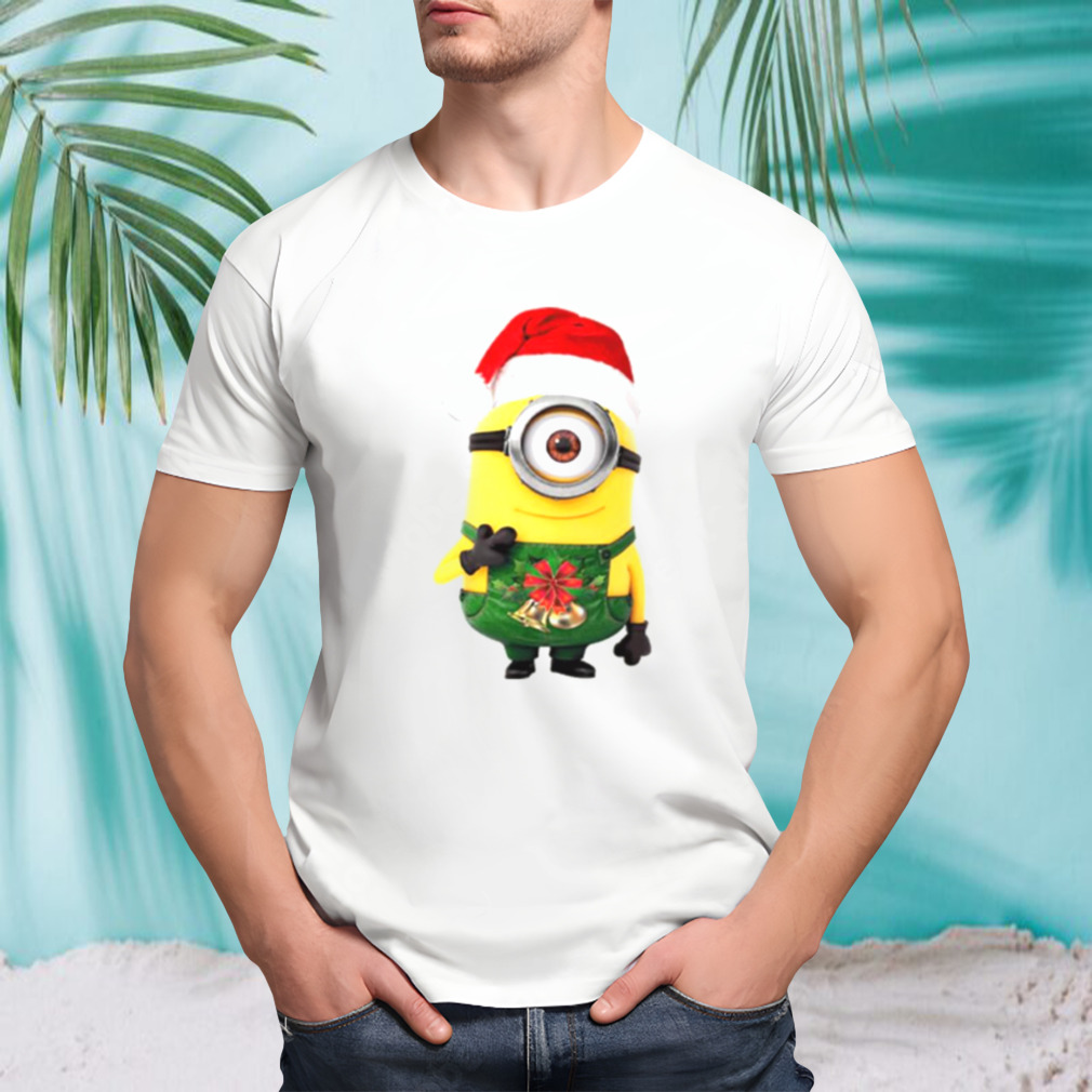 One Eye Minion In Christmas shirt