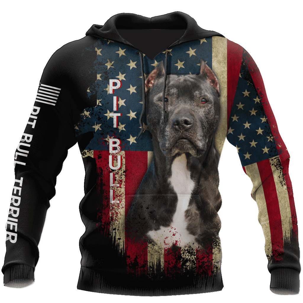 Pitbull Terrier Dog All Over Print  For Men & Women  HT6210