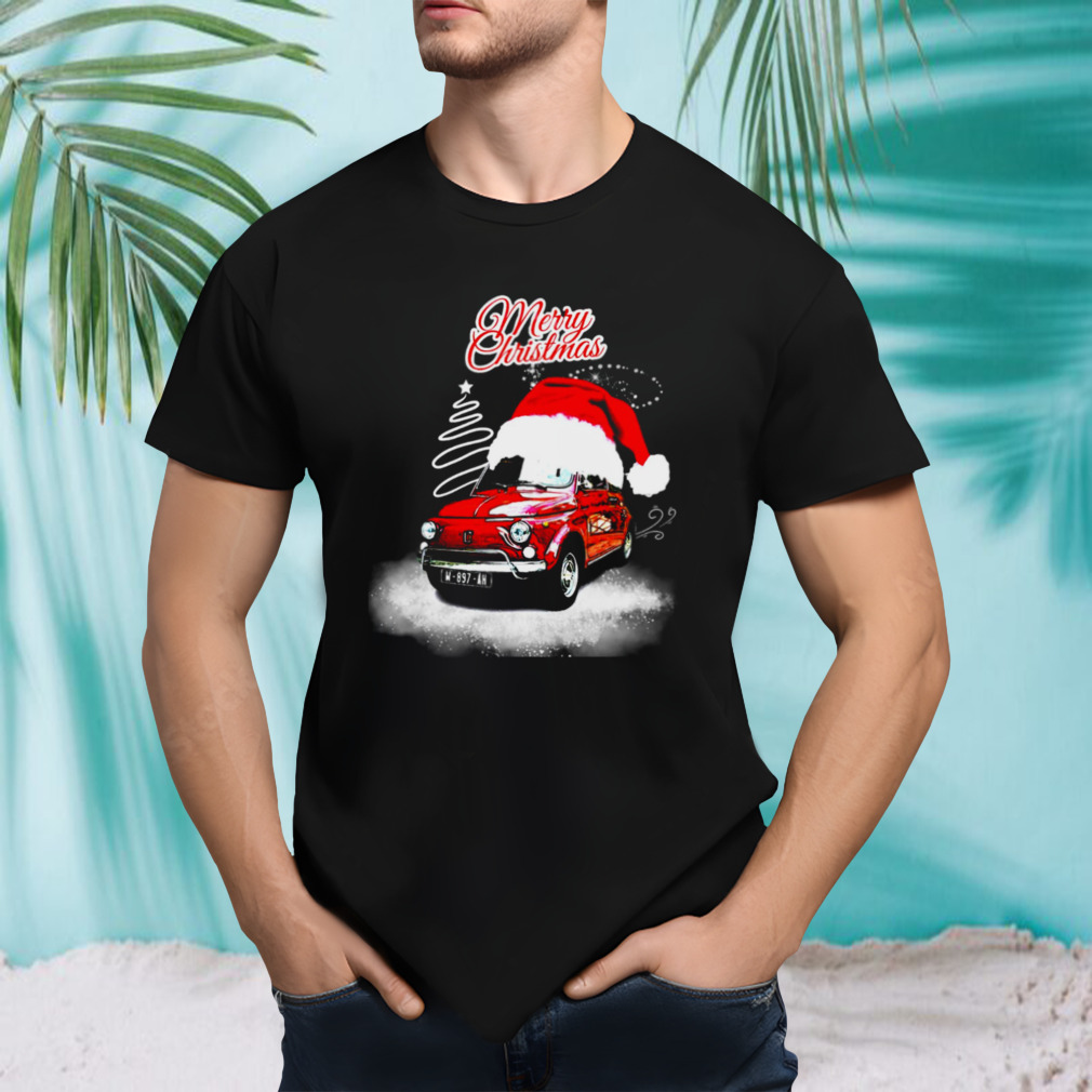 Red Fiat 500 For Christmas shirt