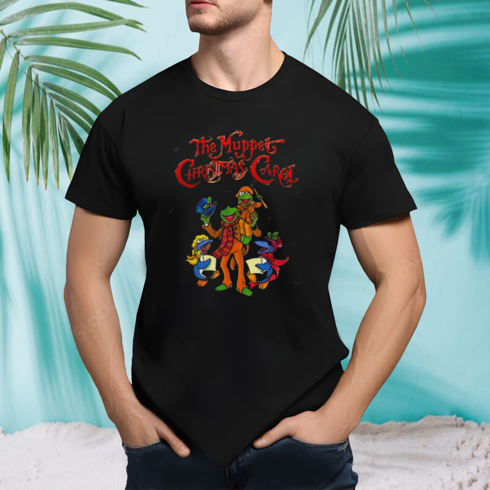 Retro 90s The Muppet Christmas Carol Characters Group shirt